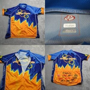 Primal Cycling Jersey Mens XL Yellow 2013 Courage Classic Raglan Sleeve Half Zip